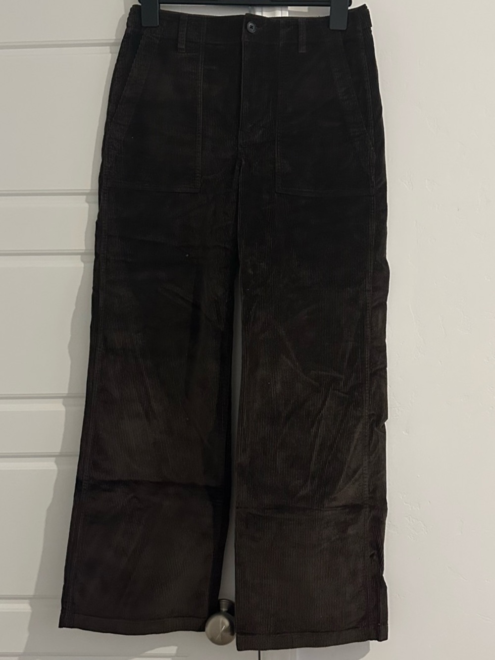 Women’s Brown Corduroy Wide-Leg Pants